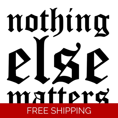 Metallica Nothing Else Matters Metal Band Music Die Cut Vinyl Decal sticker Metallica Nothing Else Matters Metal Band Music Die Cut Vinyl Decal sticker